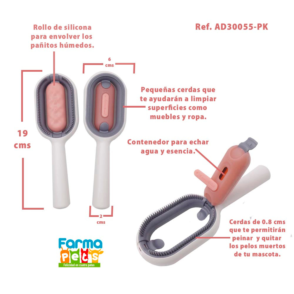 CEPILLO PARA MASCOTAS 3 EN 1